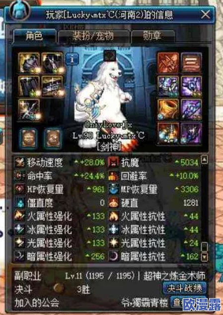 DNF游戏中哪个角色的面板属性数值相对较高 DNF游戏中哪个角色的面板属性数值相对较高