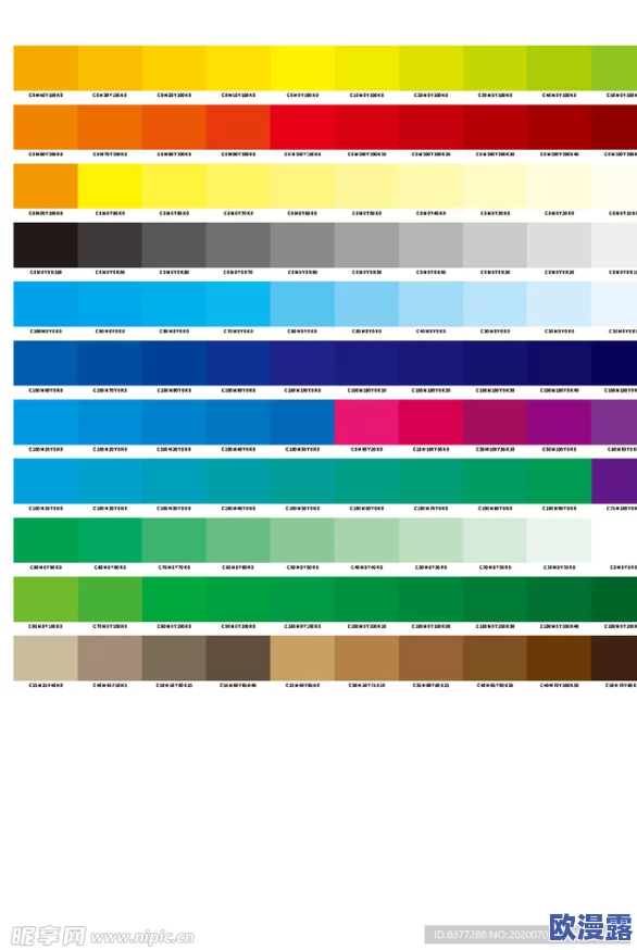 477xc色卡的应用与发展:从设计到印刷行业的色彩管理研究与实践分析 477xc色卡的应用与发展:从设计到印刷行业的色彩管理研究与实践分析