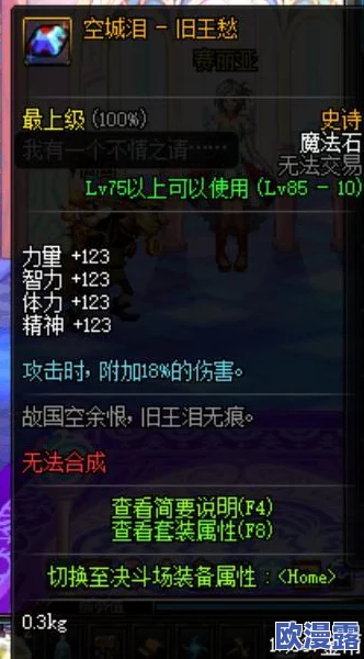 DNF游戏中：怀表与兵书装备对比分析，哪个更适合你的角色？