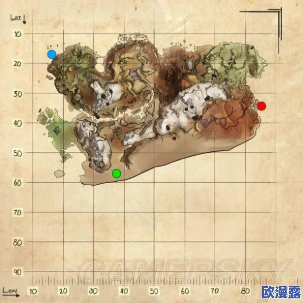 方舟生存进化游戏：比较不同地图区域，哪个占地面积更为广阔？