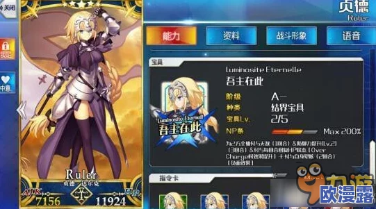 深度解析《命运/冠位指定FGO》黑贞德宝具技能：全面解读与使用心得分享
