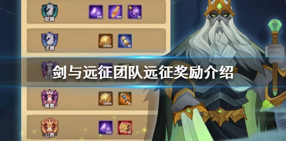 剑与远征团队远征奖励有哪些_团队远征奖励介绍 剑与远征团队远征奖励有哪些_团队远征奖励介绍